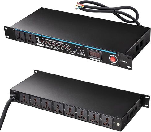 AW 10 منافذ مكيف طاقة قابل للتركيب على حامل من النوع G بقدرة 30 أمبير مع شاشة LED in Kuwait