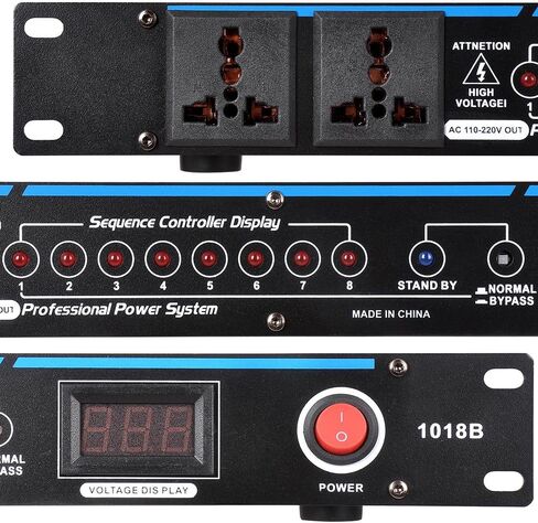 AW 10 منافذ مكيف طاقة قابل للتركيب على حامل من النوع G بقدرة 30 أمبير مع شاشة LED in Kuwait