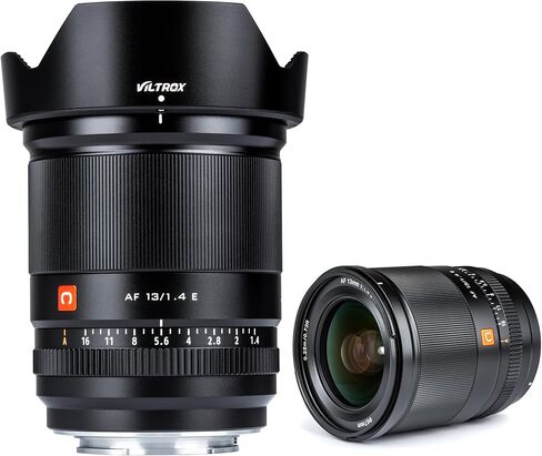 فيلتروكس عدسة تثبيت 13 ملم F1.4 f/1.4 e بزاوية عريضة للغاية APS-C لكاميرات سوني اي ماونت غير العاكسة ZV-E10 a600 a6600 a6100 a6000 a6000 a7 in Kuwait