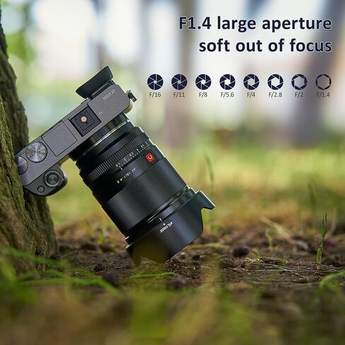 فيلتروكس عدسة تثبيت 13 ملم F1.4 f/1.4 e بزاوية عريضة للغاية APS-C لكاميرات سوني اي ماونت غير العاكسة ZV-E10 a600 a6600 a6100 a6000 a6000 a7 in Kuwait