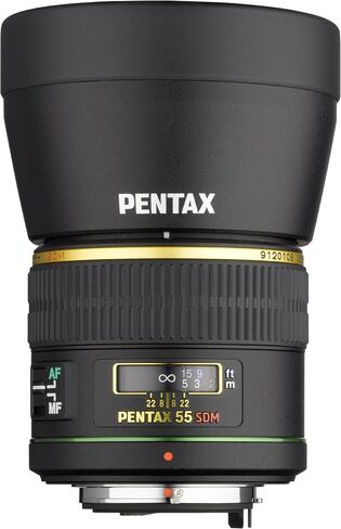 Pentax SMC DA 55mm f/1.4 SDM Prime Standard Lens w/ Case for Pentax Digital SLR Cameras in Kuwait
