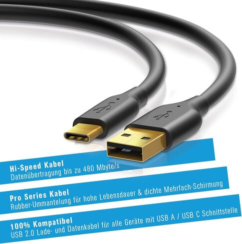 Sentivus U200-100 Pro Series USB 2.0 Data/Charging Cable Black 1,00m in Saudi Arabia