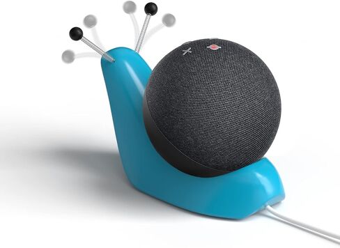 Stable Stand Holder for Echo Dot 4th/5th Generation Stand, Desktop Stand for Echo Dot 4th/5th Gen Holder with Cable Management, Cute Desk Table Stand for Echo Dot 4th/5th Gen Speaker Mount, Blue in Kuwait