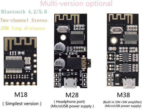 3 قطع M28 لاسلكية بلوتوث استقبال صوت MP3 BLT 4.2 mp3 فك خسارة صوت بلوتوث 4.2 وحدة استقبال صوت ستيريو لاسلكية in Saudi Arabia