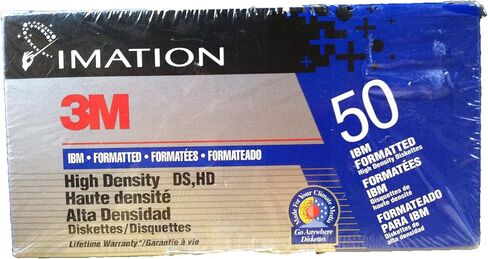 Imation 3.5" Diskettes 3M IBM Formatted High Density DS, HD 1.44MB, Box of 50 in Kuwait