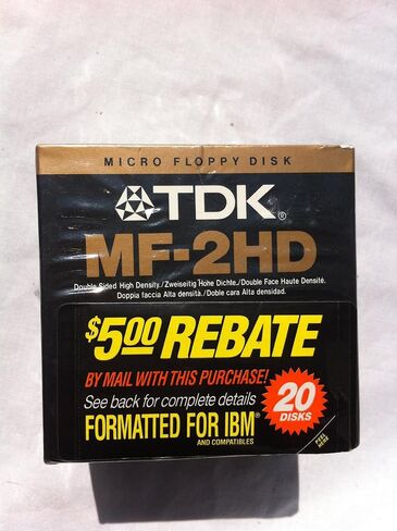 TDK MF-2HD Floppy Disks -- 20 Pack in Saudi Arabia