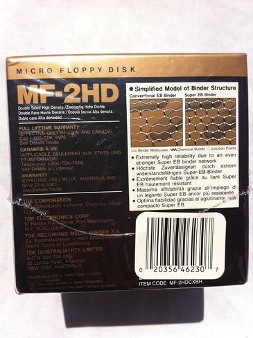 TDK MF-2HD Floppy Disks -- 20 Pack in Saudi Arabia