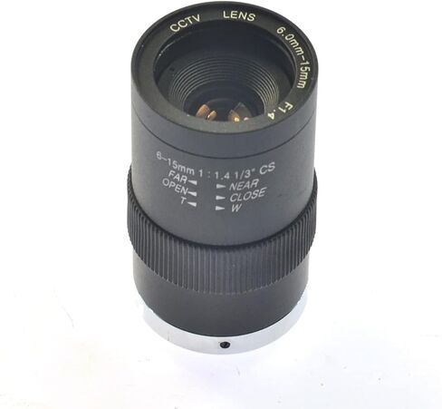 Microscope Accessories Kit for Adult Manual Zoom Focus Lens for Industrial Camera 6-15mm CS Mount CCTV Lens Accessory in Kuwait