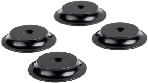 Sonic Saucers - Isolation Discs - Set of 4 - Black by AUDIO ADVISOR in Saudi Arabia