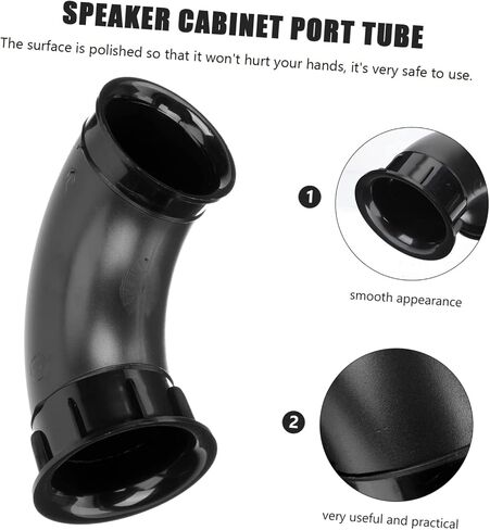 2pcs Replacement Subwoofer Port Tube Speaker Air Port Outlet Speaker Cabinet Air Port Plastic Subwoofer Port Tube Vehicle Subwoofer Port Tube Speaker Cabinet Voice Outlet in Saudi Arabia