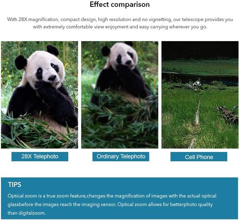 عدسة مقربة عالية الطاقة 28x HD للهاتف مع غالق عن بعد من ابيكسيل تعمل مع ايفون اكس/اكس ار وسامسونج بكسل واندرويد وأي هاتف ذكي in Kuwait