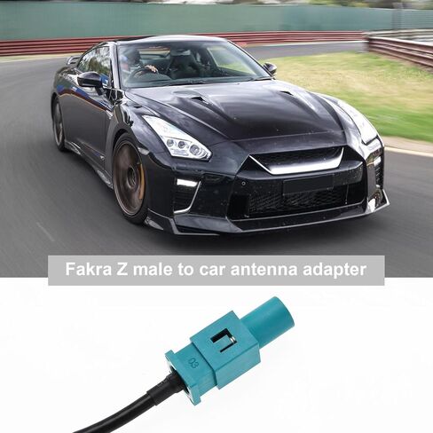 Fakra Z Male Plug to GT5 Male Plug Antenna Adapter RG174 Wire Gauge 20cm for GPS Navigation Receiver Radio Unit FM/AM/Satellite Radio in Saudi Arabia