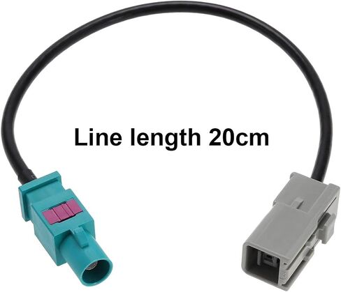 Fakra Z Male Plug to GT5 Male Plug Antenna Adapter RG174 Wire Gauge 20cm for GPS Navigation Receiver Radio Unit FM/AM/Satellite Radio in Saudi Arabia