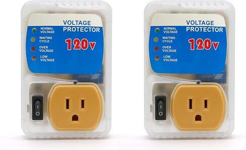 [ETL Listed] BSEED Electronic Surge Protector for Home Appliance, Voltage Protector Suit for Refrigerators and Freezers, Voltage Brownout Outlet 120V 15A 1800Watts in Kuwait