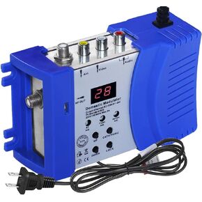 محول RF محوري RCA محول UHF VHF محول مركب مع هوائي ومفتاح قناة كامل النطاق لجهاز استقبال الأقمار الصناعية CCD كاميرا وحدة التحكم في الألعاب ومكون AV إلى تلفزيون CATV المحلي المحوري in Kuwait