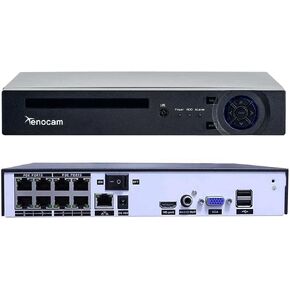 8CH PoE NVR 5MP H.265 Security Network Video Recorder Supports Up 8 X 5MP/4MP/3MP 1080P IP Cameras, Motion Detection Email Alerts USB Backup VGA and HDMI Output, NO HDD in Saudi Arabia