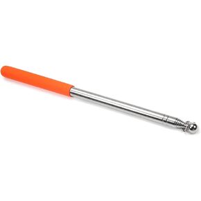 Bettomshin 1Pcs 5.3 Feet Orange Telescopic Teachers Pointer, Stainless Steel Guide Flag Pole, for Office Presentation, Retractable Stick, Teaching Pointer Tour Guides in Saudi Arabia