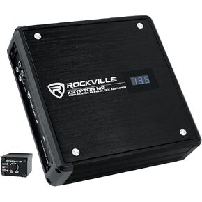 مضخم صوت للسيارة Rockville Krypton-M3 بقدرة 4000 وات كحد أقصى/1000 وات RMS أحادي 1 أوم + جهاز تحكم عن بعد in Kuwait