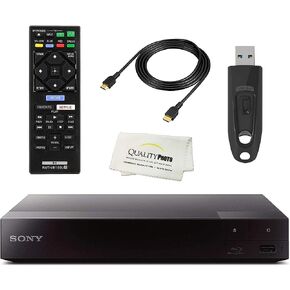 Sony BDP6700 4K Upscaling Blu-ray DVD Player Built in Wi-Fi - Remote Control - High Speed 4K HDMI Cable - Ultra USB Flash Drive 64GB in Saudi Arabia