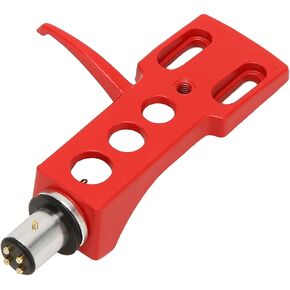 غطاء راس لخرطوشة القرص الدوار، مجموعة خرطوشة كومبو مع صوت أنقى وأكثر ثراء، سهلة التوصيل، حامل ابرة ستايلس فينيل ال بي للاجهزة الراقية، رؤوس فونو (احمر) in Kuwait