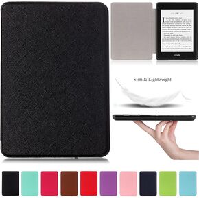 حافظة Artyond لجهاز Kindle Paperwhite مقاس 6 بوصات (الجيل العاشر، إصدار 2018)، غطاء ذكي من جلد البولي يوريثان خفيف الوزن مع خاصية النوم/الاستيقاظ التلقائي للقارئ الإلكتروني Amazon Kindle Paperwhite 2018، أزرق داكن in Kuwait