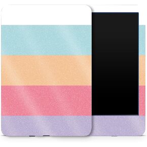 MightySkins Glossy Glitter Skin Compatible with Amazon Kindle 6-inch 11th Gen (2022) Full Wrap - Peaches and Cream | High-Gloss Glitter Finish | Easy to Apply | Made in The USA in Kuwait