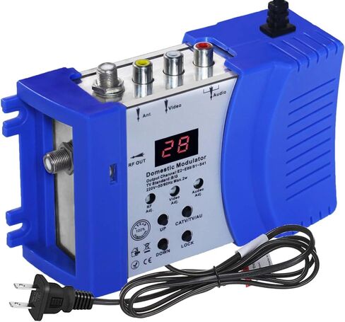 محول RF محوري RCA محول UHF VHF محول مركب مع هوائي ومفتاح قناة كامل النطاق لجهاز استقبال الأقمار الصناعية CCD كاميرا وحدة التحكم في الألعاب ومكون AV إلى تلفزيون CATV المحلي المحوري in Kuwait