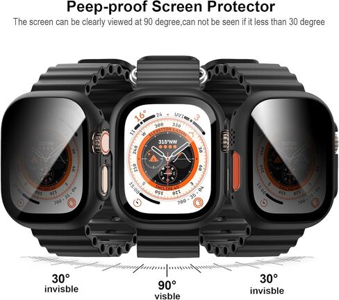 حافظة حماية لشاشة الخصوصية لساعة Apple Watch SE Series 6 5 4 مقاس 40 ملم in Kuwait