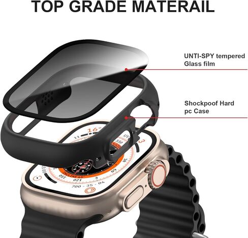 حافظة حماية لشاشة الخصوصية لساعة Apple Watch SE Series 6 5 4 مقاس 40 ملم in Kuwait