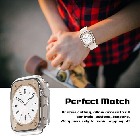 9H+ Glass for Apple Watch Series 11/10 Screen Protector 42mm, 2 Pack Tempered Glass Automatic Align Tech 0 Bubble 3D Full Coverage Waterproof Film, Strong Adhesion for iWatch Cover Accessories in Kuwait
