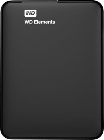 WD 1TB WD Elements Portable USB 3.0 Hard Drive Storage (WDBUZG0010BBK-EESN) in Kuwait