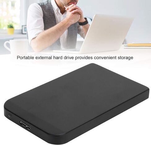 قرص صلب محمول YD0004 USB إلى 3.0، 2.5 بوصة، 80 جيجا 120 جيجا 250 جيجا 320 جيجا 500 جيجا سعة 1 تيرا بايت لشاشات الكمبيوتر واللاب توب، أسود (320 جرام) in Kuwait