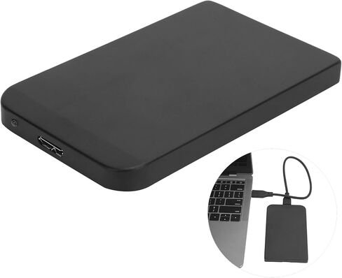 قرص صلب محمول YD0004 USB إلى 3.0، 2.5 بوصة، 80 جيجا 120 جيجا 250 جيجا 320 جيجا 500 جيجا سعة 1 تيرا بايت لشاشات الكمبيوتر واللاب توب، أسود (320 جرام) in Kuwait