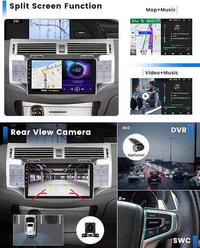 for Toyota Avalon 2005-2010 Car Stereo Wireless Apple CarPlay & Android Auto, 9 Inch Android Car Touchscreen Radio with Navigation System Bluetooth HiFi & Backup Camera (2G & 32G) in Saudi Arabia