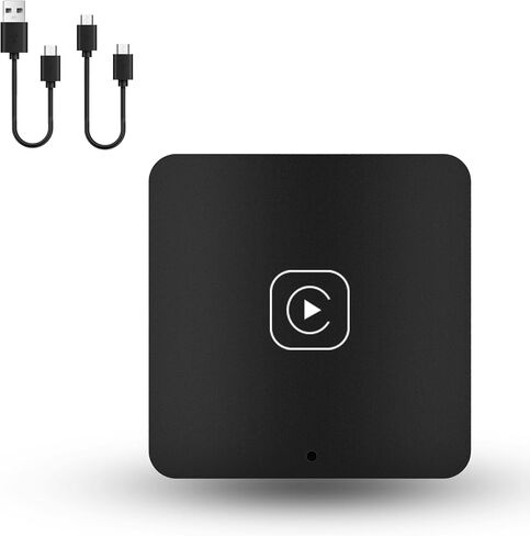 METEESER Wireless CarPlay Adapter, Plug and Play, Convert OEM Wired to Wireless CarPlay, USB-C and USB-A Cables, for Cars with Wired CarPlay in Saudi Arabia