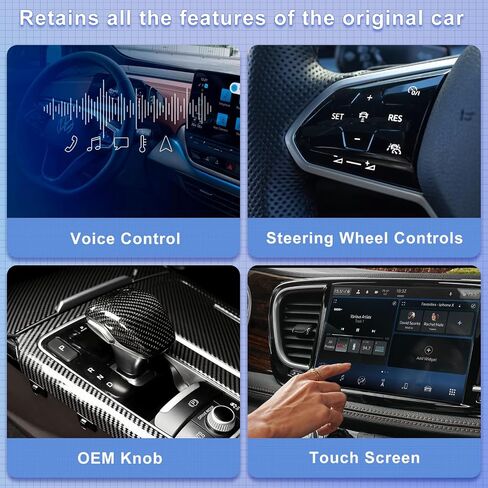 METEESER Wireless CarPlay Adapter, Plug and Play, Convert OEM Wired to Wireless CarPlay, USB-C and USB-A Cables, for Cars with Wired CarPlay in Saudi Arabia