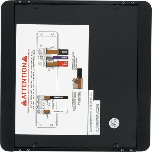 مضخم صوت للسيارة Rockville Krypton-M3 بقدرة 4000 وات كحد أقصى/1000 وات RMS أحادي 1 أوم + جهاز تحكم عن بعد in Kuwait