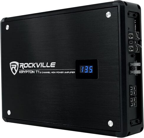 مضخم صوت للسيارة Rockville Krypton-M3 بقدرة 4000 وات كحد أقصى/1000 وات RMS أحادي 1 أوم + جهاز تحكم عن بعد in Kuwait
