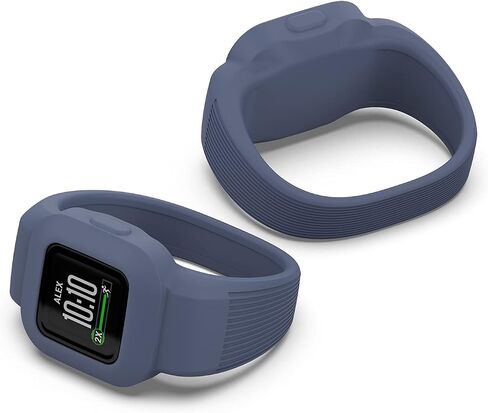 Solid Color ​Bands Compatible with Garmin Vivofit jr 3 Band Replacement Silicone Wristband Sport Straps for Vivofit Jr. 3 Fitness Tracker for Kids (Large(5.5-8.7), SkyBlue,Yellow,Orange) in Saudi Arabia