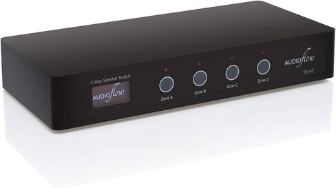 Audioflow 4 Way Speaker Switch Selector Box Smart Wi-Fi in Saudi Arabia