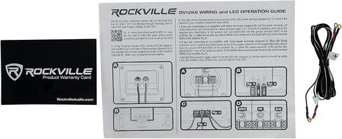 ROCKVILLE DV12K6D2 Dual 12 "4800w مكبرات صوت للسيارة Plexi Sub Enclosure Box in Kuwait