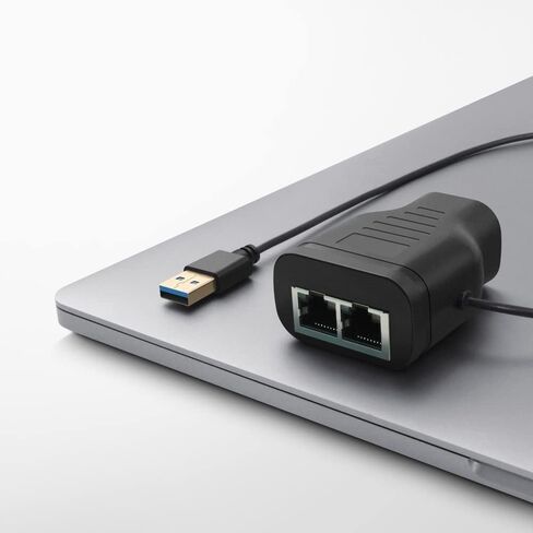 100Mbps STP UTP RJ45 8P8C Plug to Dual RJ45 HUB Splitter Network Ethernet Switcher Adapter in Kuwait