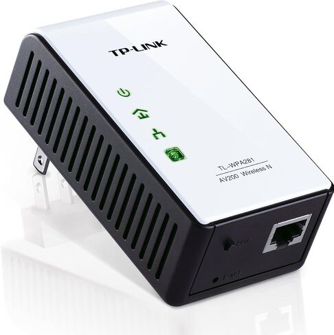 TP-LINK TL-WPA281 300Mbps Wireless N Powerline Adapter, 2.4Ghz N300 Adapter, 802.11b/g/n in Kuwait
