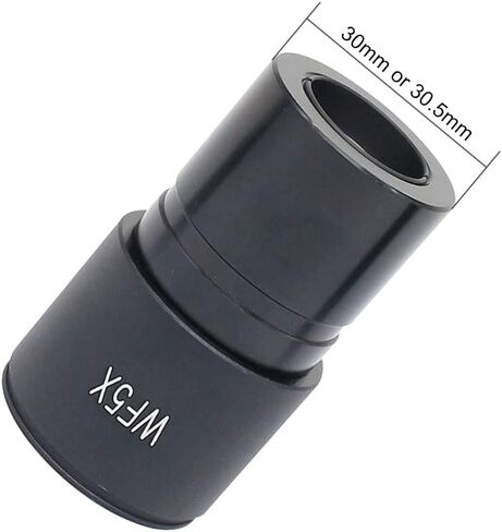 Lab Microscope Accessories Wide Field WF5X Eyepiece for Stereo Microscope with Rubber Eye Cups Mounting Size 30mm or 30.5mm Field of View 20mm Optical Lens (Color : Diameter 30.5mm) in Kuwait