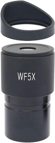 Lab Microscope Accessories Wide Field WF5X Eyepiece for Stereo Microscope with Rubber Eye Cups Mounting Size 30mm or 30.5mm Field of View 20mm Optical Lens (Color : Diameter 30.5mm) in Kuwait