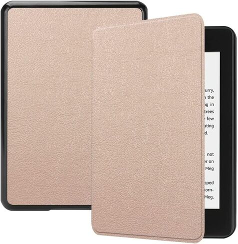 E-Reader Cover for Amazon Kindle Paperwhite 10th Generation(2018 Release),Ultra Slim Lightweight Auto Sleep/Wake Up Leather Case for Kindle Paperwhite 10th Gen 6" E-Book (KST-Gold) in Saudi Arabia