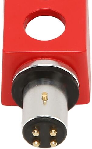 غطاء راس لخرطوشة القرص الدوار، مجموعة خرطوشة كومبو مع صوت أنقى وأكثر ثراء، سهلة التوصيل، حامل ابرة ستايلس فينيل ال بي للاجهزة الراقية، رؤوس فونو (احمر) in Kuwait