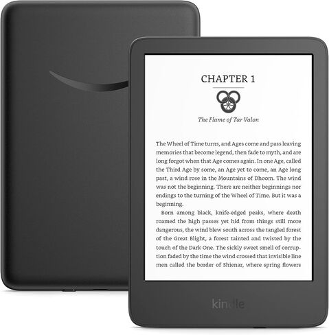 Certified Refurbished Kindle (2022 release) – The lightest and most compact Kindle, now with a 6" 300 ppi high-resolution display, and 2x the storage - Black in Saudi Arabia