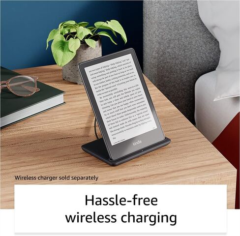 الإصدار الدولي - إصدار Kindle Paperwhite Signature (32 جيجابايت) - مع شاشة مقاس 6.8 بوصات، وشحن لاسلكي، وإضاءة أمامية قابلة للضبط التلقائي - بدون إعلانات شاشة القفل - أسود in Saudi Arabia