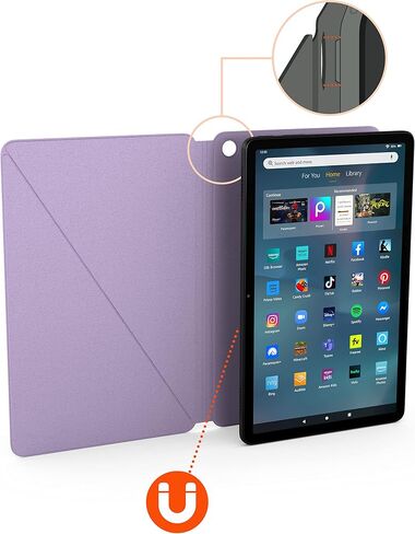 Amazon Fire Max 11 Tablet Magnetic Slim Cover (Only compatible with 13th generation tablet, 2023 release) - Black in Kuwait